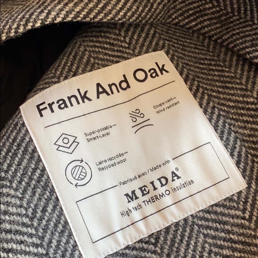 Impeccable Herringbone Frank&Oak coat/final price - Picture 4 of 16